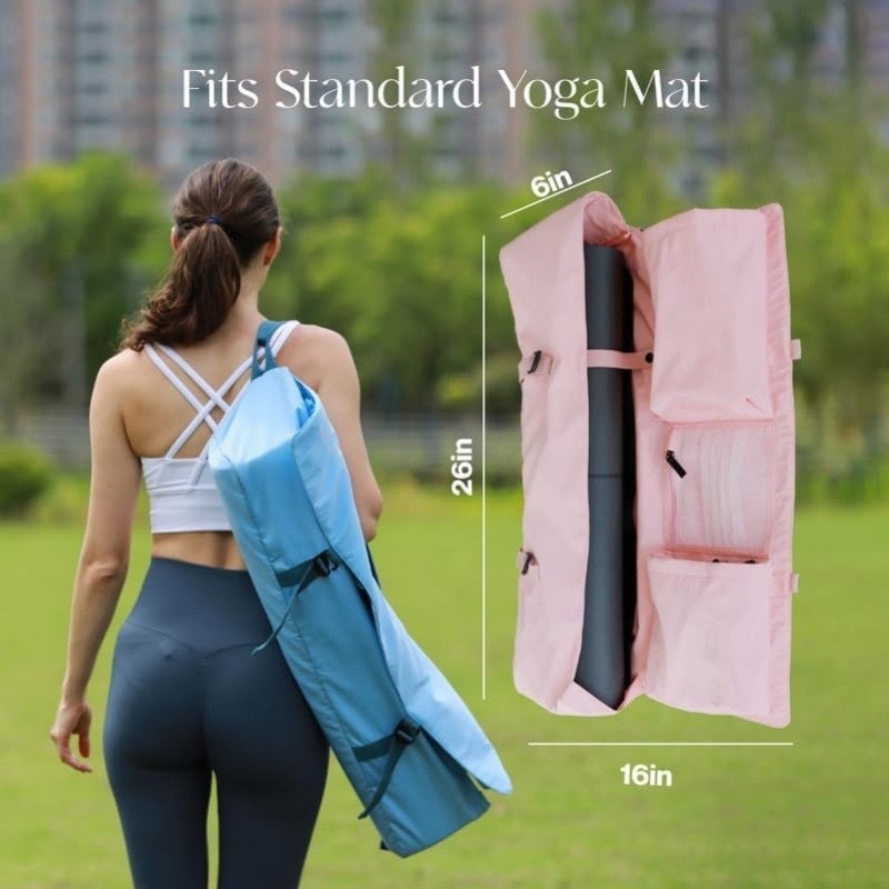 Yoga And Fitness - حقيبة يوغا، حقيبة ظهر لتخزين حصيرة