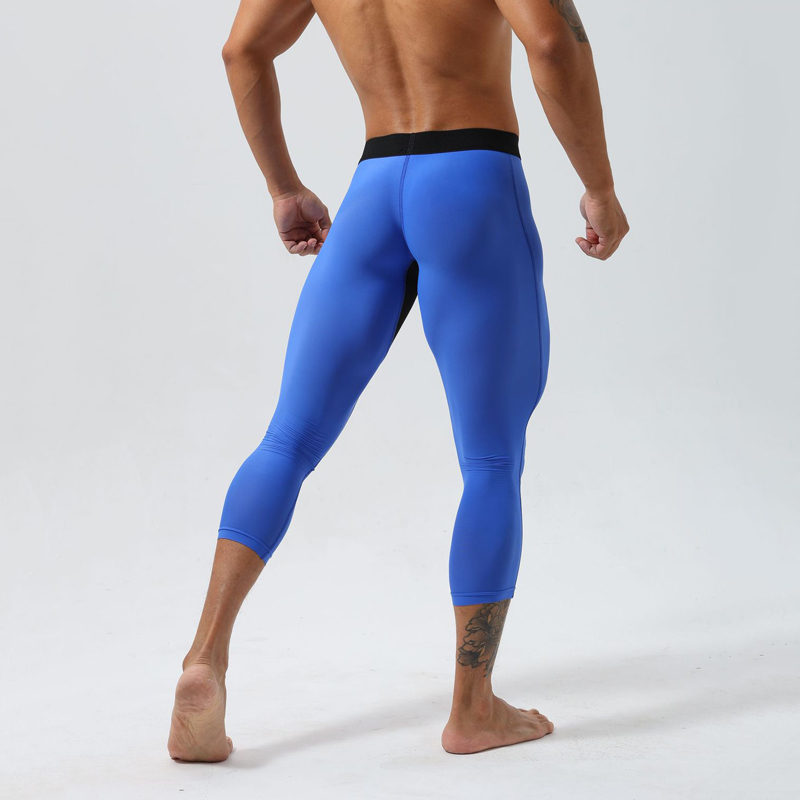 Yoga Fitness Pants - بنطلون رياضي رجالي عالي الخصر ضاغط