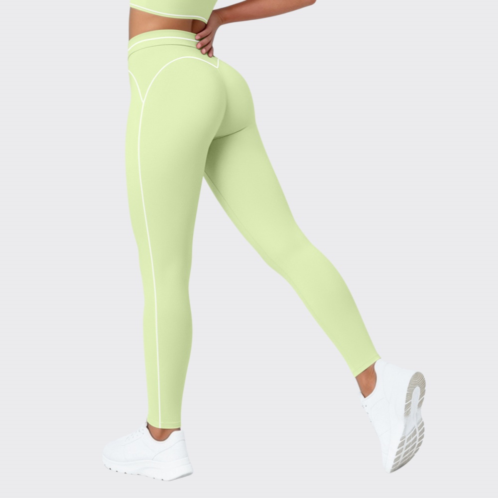 Yoga Fitness Pants - بنطلون رياضي نسائي عالي الخصر للياقة