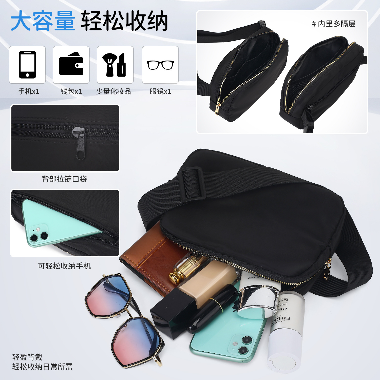 حقيبة خصر رياضية للجنسين بتصمي - مراجعة Yoga Fitness Gifts وسعره