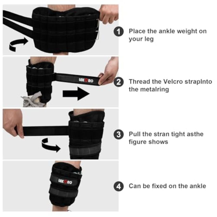 أوزان للكاحل والمعصم للمشي وال - مراجعة Ankle Weights وسعره