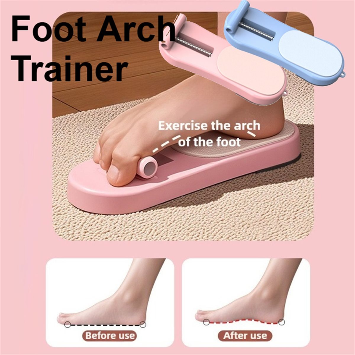 [جديد] جهاز تدريب قوس القدم بت - مراجعة Yoga Fitness Toes Arch وسعره