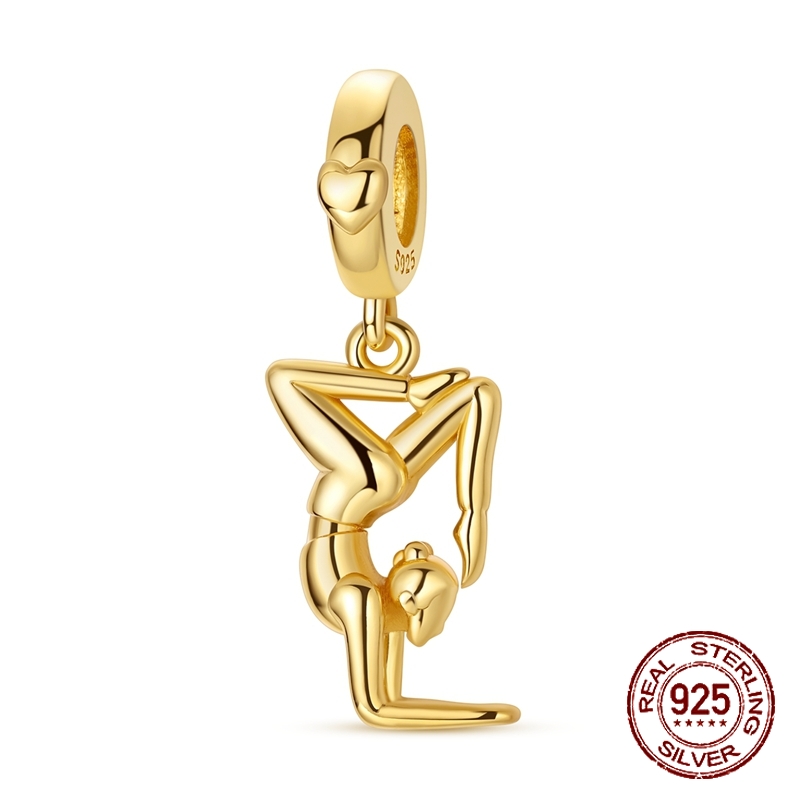 قلادة فضية عيار 925 بتصميم وضع - مراجعة Yoga Fitness Gifts وسعره