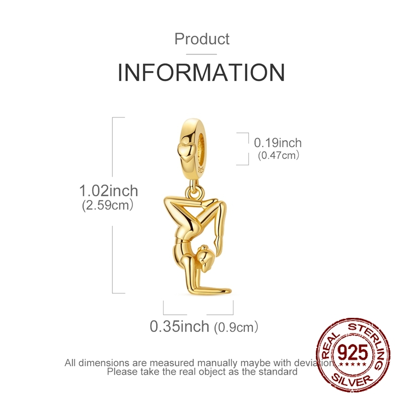 قلادة فضية عيار 925 بتصميم وضع - مراجعة Yoga Fitness Gifts وسعره