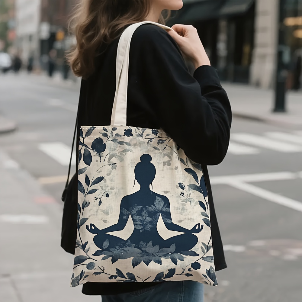حقيبة كتف قماشية بتصميم اليوغا - مراجعة Yoga Fitness Gifts وسعره