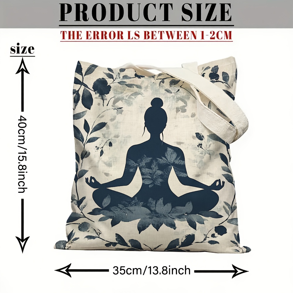 حقيبة كتف قماشية بتصميم اليوغا - مراجعة Yoga Fitness Gifts وسعره