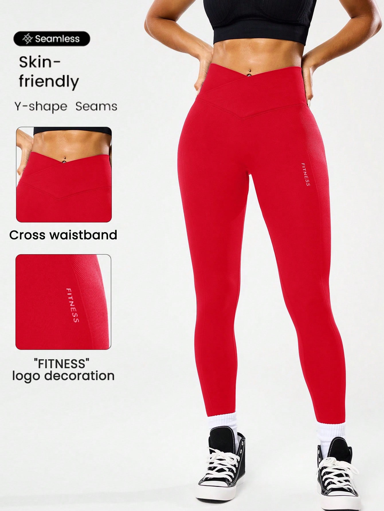 بنطلون يوجا نسائي عالي الخصر ب - مراجعة Yoga Fitness Pants وسعره