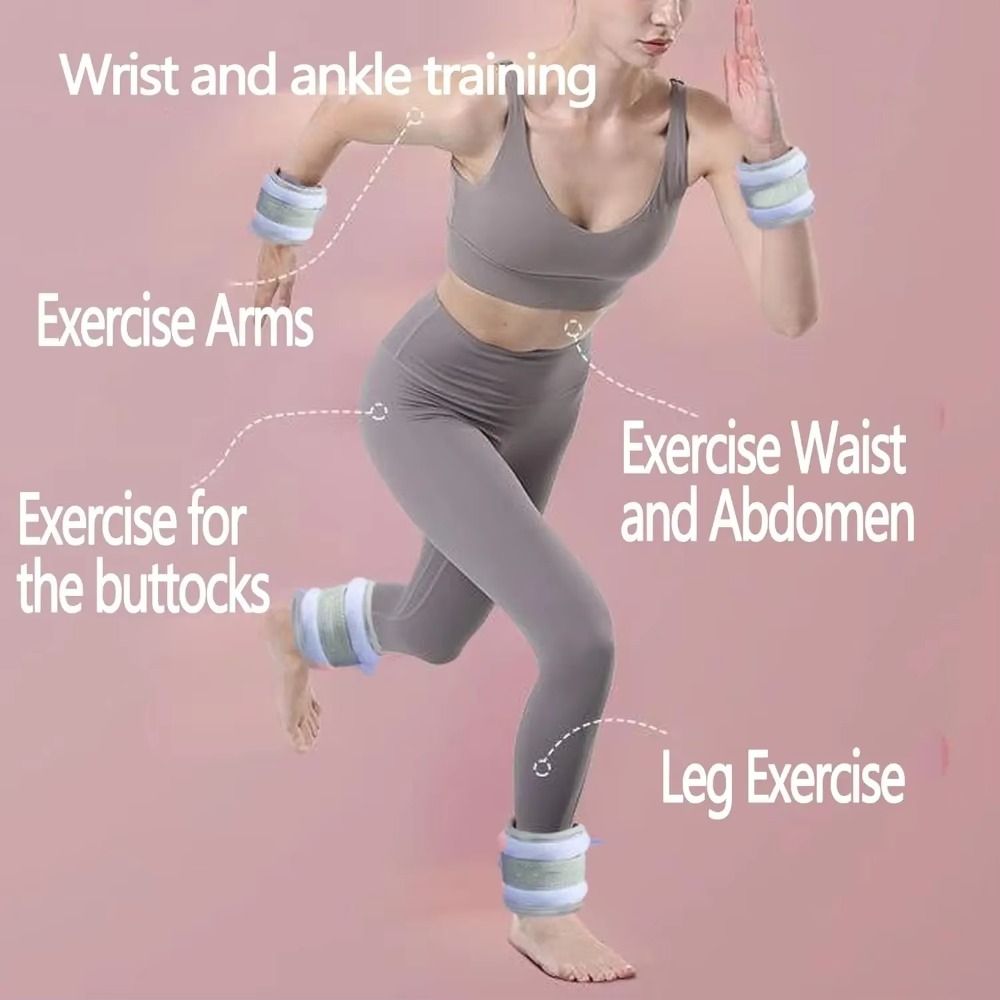زوج واحد من سوار المعصم المقاو - مراجعة Ankle Weights وسعره
